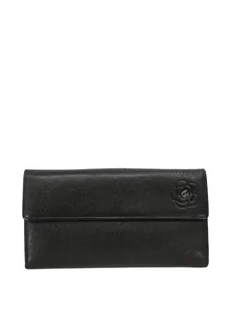 CHANEL Pre-Owned: Чёрный кошелёк 