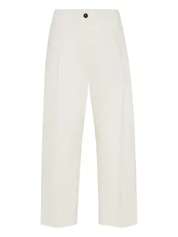 Brunello Cucinelli: Белые брюки 