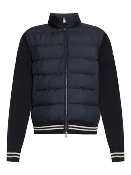 Moncler: Синий кардиган 
