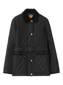 Burberry: Чёрная куртка 