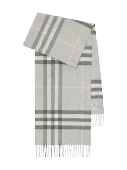 Burberry: Светлый шарф 
