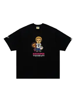 A BATHING APE®: Чёрная футболка 