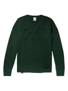 VETEMENTS: Рваный свитер 