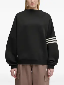 adidas: Чёрный свитшот 