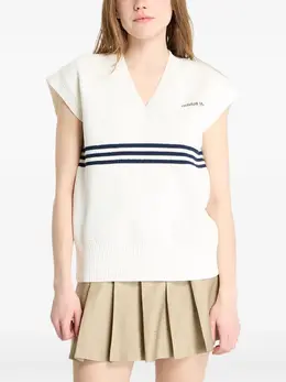 adidas: Белый жилет 