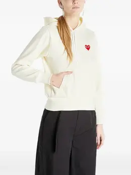 Comme Des Garçons Play: Белая толстовка  Heart