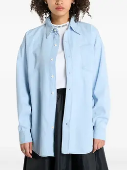 Calvin Klein: Джинсовая рубашка 
