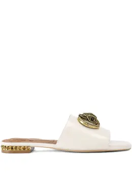 Kurt Geiger London: Белые сандалии 