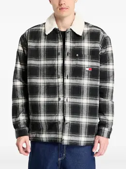 Tommy Jeans: Чёрная рубашка 
