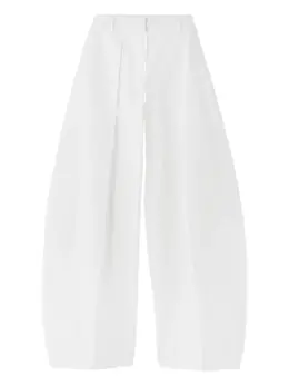 Jacquemus: Белые брюки 