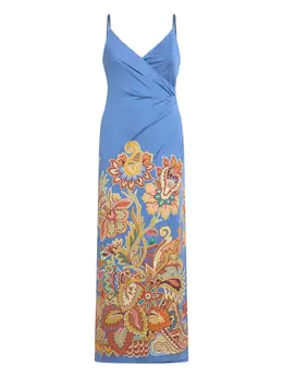 ETRO: Голубое платье 