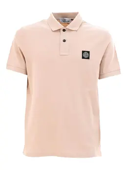 Stone Island: Розовое поло 