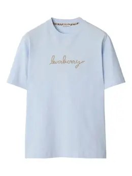 Burberry: Хлопковая футболка 