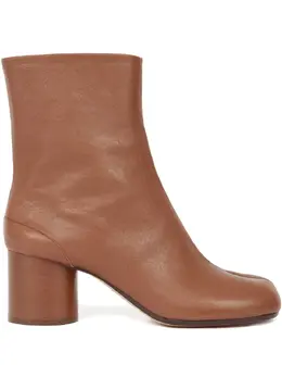 Maison Margiela: Коричневые ботинки  Tabi