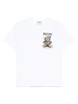 Moschino: Футболка с принтом 