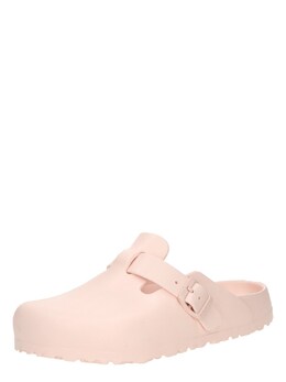 Birkenstock: Розовые сабо  Boston