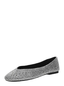 Steve Madden: Серебристые балетки 