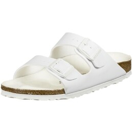 Birkenstock: Белые сабо  Arizona