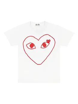 Comme Des Garçons Play: Хлопковая футболка 