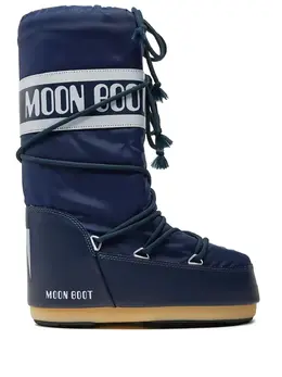 Moon Boot: Синие ботинки 