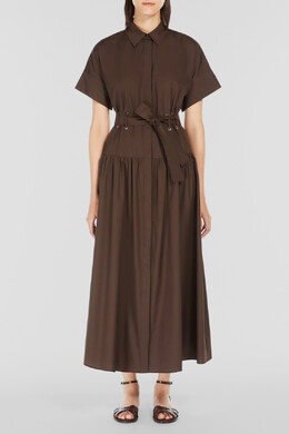 Max Mara: Платье с поясом 
