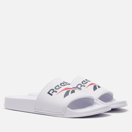 Reebok: Белые шлёпанцы 