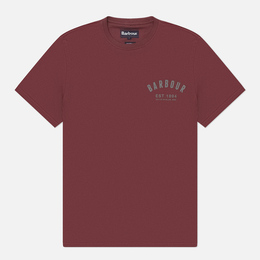 Barbour: Фиолетовая футболка 