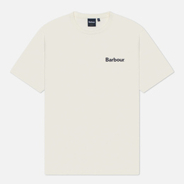 Barbour: Белая футболка 