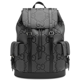 Gucci: Чёрный рюкзак  GG