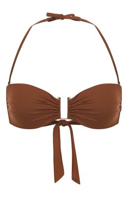 Max Mara: Коричневый топ 