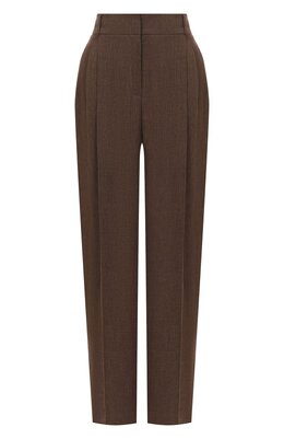Max Mara Studio: Коричневые брюки 