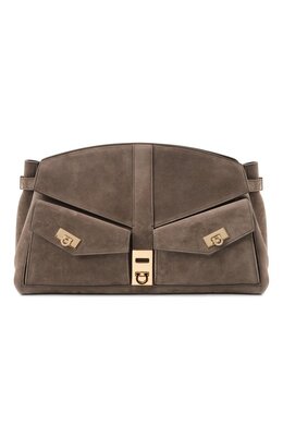 Ferragamo: Коричневая сумка 
