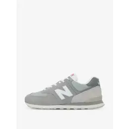 New Balance: Серые кроссовки  574