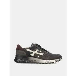 PREMIATA: Чёрные кроссовки  Mick