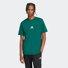 adidas: Зелёная футболка 