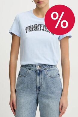 Tommy Jeans: Хлопковая футболка 