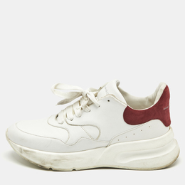 Alexander McQueen: Белые кроссовки  Oversized Runner