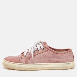 Gucci: Розовые кроссовки  GG