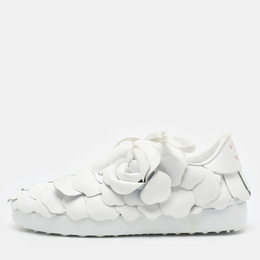 Valentino: Белые кроссовки  Atelier 03 Rose Edition