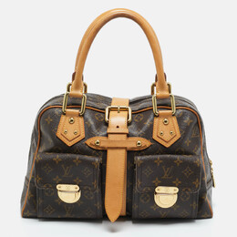 Louis Vuitton: Коричневая сумка 