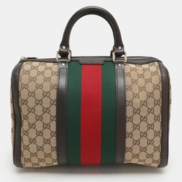 Gucci: Бежевая сумка  Web