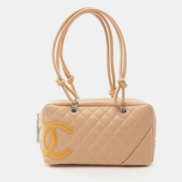 Chanel: Бежевая сумка 