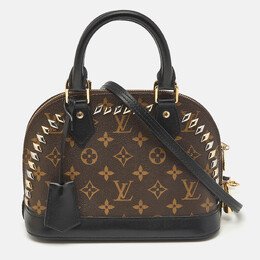 Louis Vuitton: Коричневая сумка  Alma BB