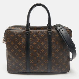 Louis Vuitton: Коричневая сумка 