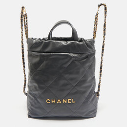 Chanel: Тёмный рюкзак 