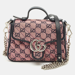 Gucci: Розовая сумка  GG Marmont