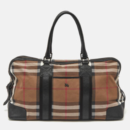 Burberry: Коричневая сумка  House Check