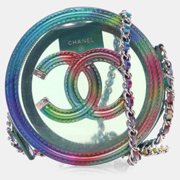 Chanel: Многоцветный клатч 