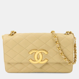 Chanel: Бежевая сумка 