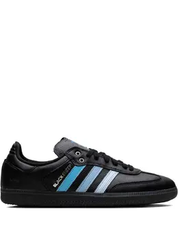 adidas: Чёрные кроссовки  Samba